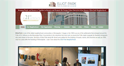 Desktop Screenshot of elliotparkneighborhood.org